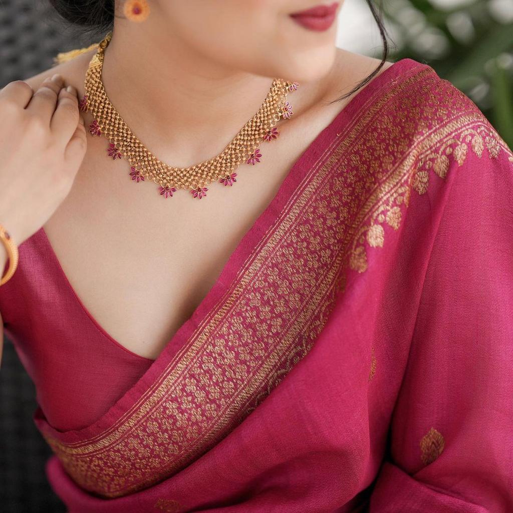 Women Woven Kanjeevaram Silk Saree