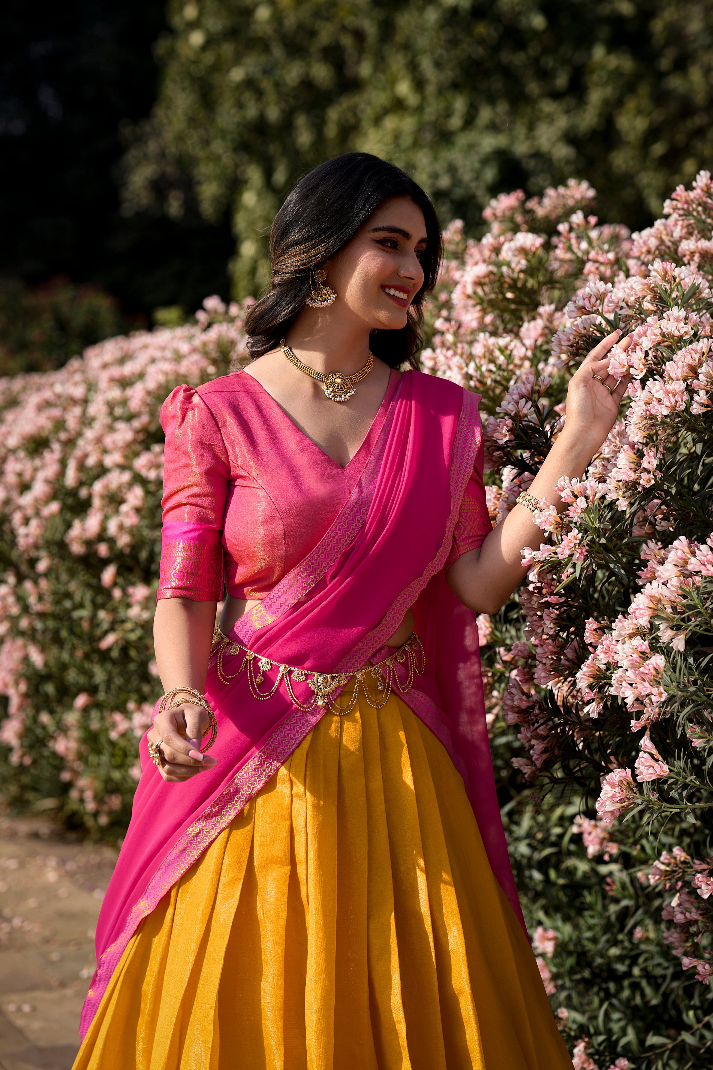 KANCHIPURAM SILK LEHENGA CHOLI