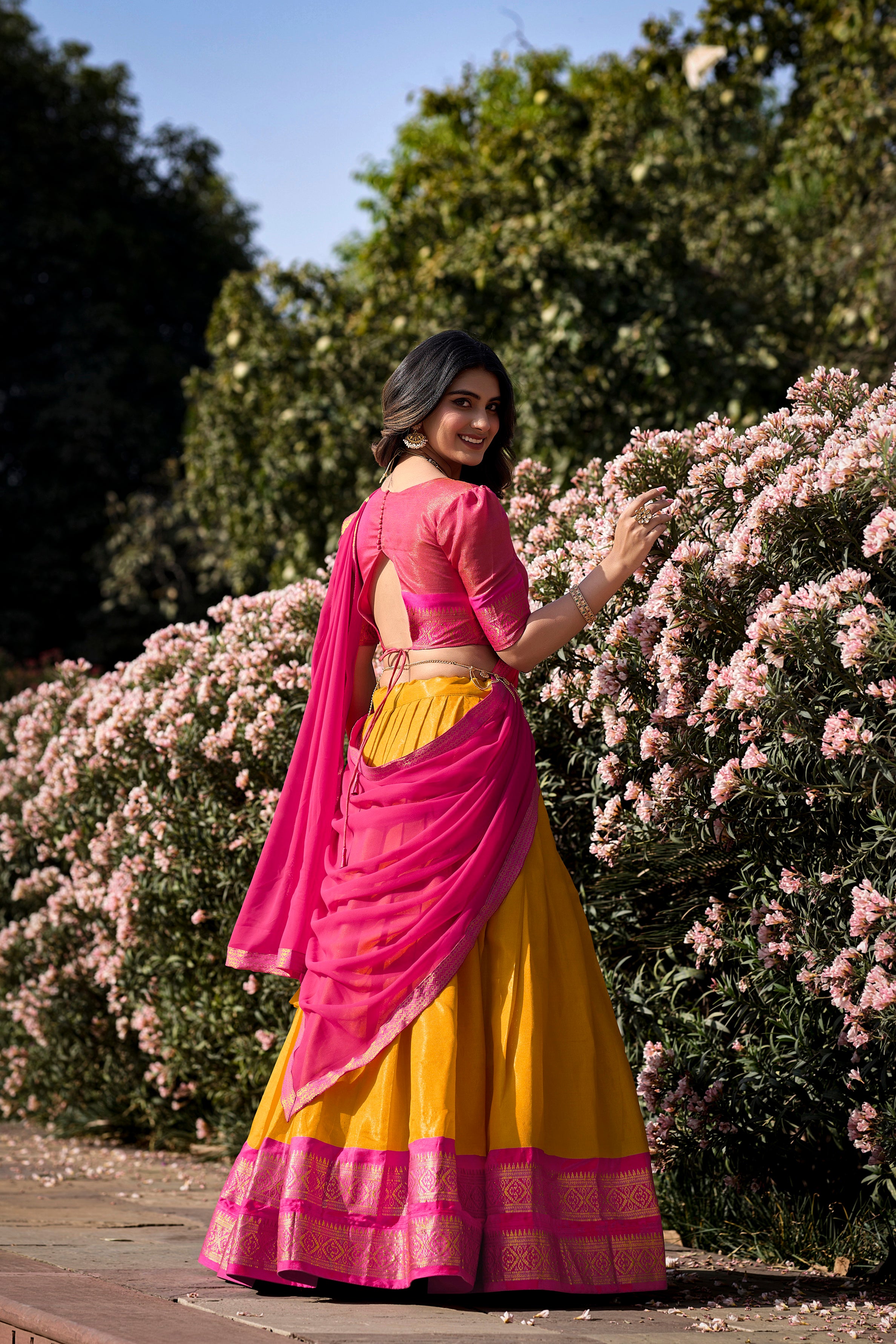 KANCHIPURAM SILK LEHENGA CHOLI