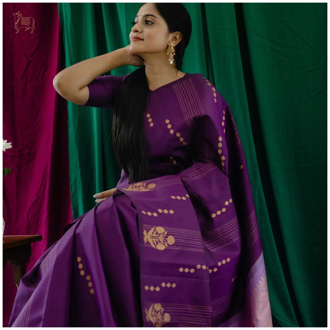 Women Zari Woven Kanjeevaram Saree