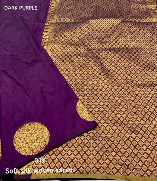 Elegant Wine Silk Saree with Gold Polka Motifs & Rich Designer Pallu