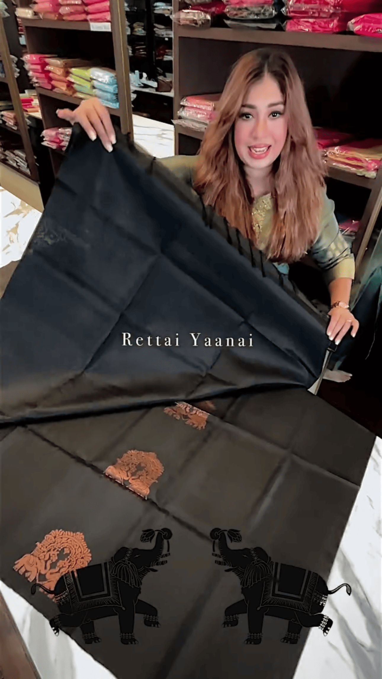 Adorning Black Soft Banarasi Silk Saree With Profuse Blouse Piece