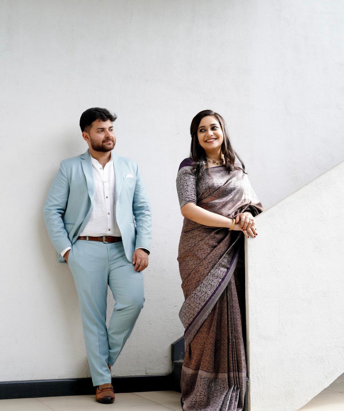 Women Floral Woven Saree with Tassels | FS