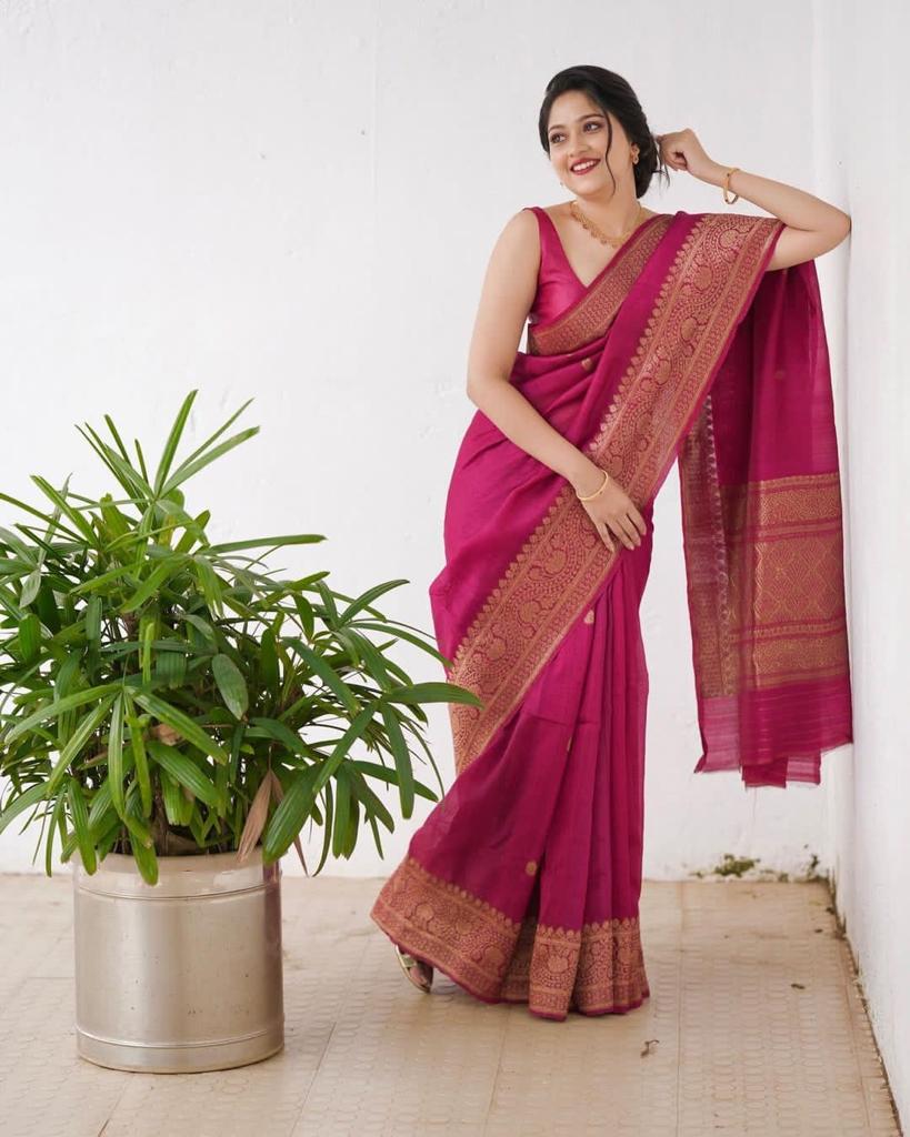 Women Woven Kanjeevaram Silk Saree