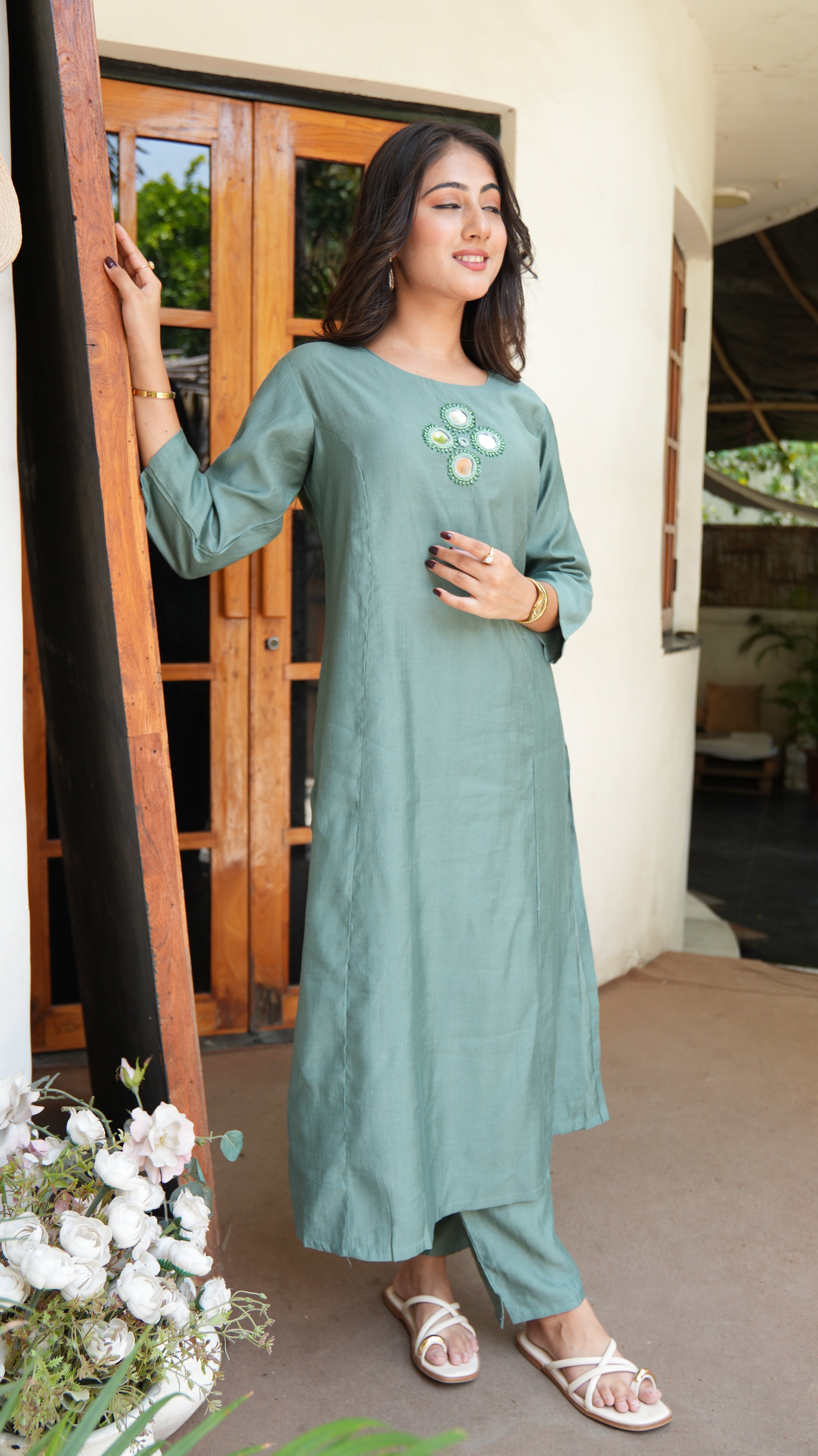 Sage Serenity Kurta Set