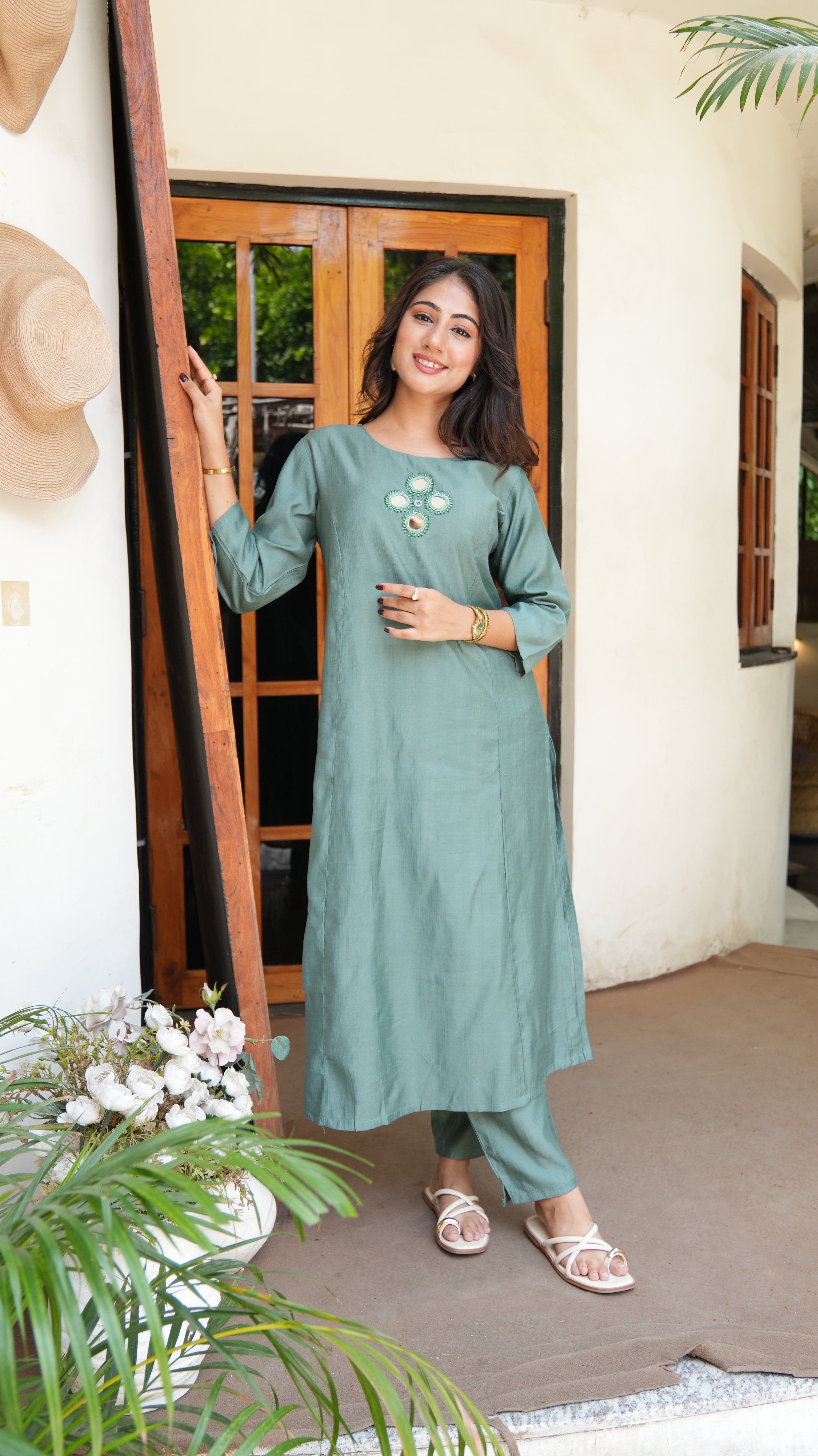 Sage Serenity Kurta Set