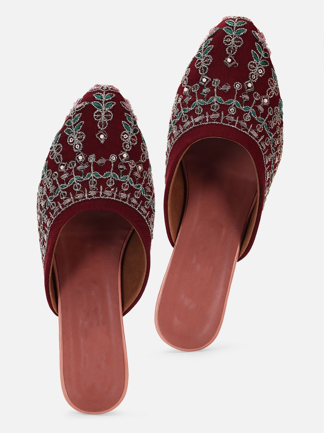 Women's White Embellished Rexine Block Heel Wedge Heels with PVC Sole - Stylish and Comfortable (Copy)