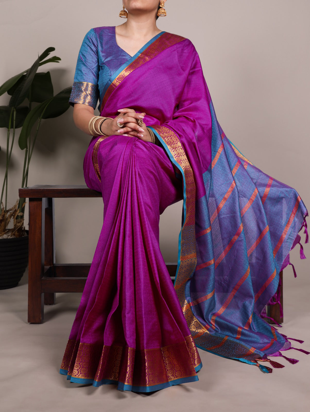 Poly Cotton saree