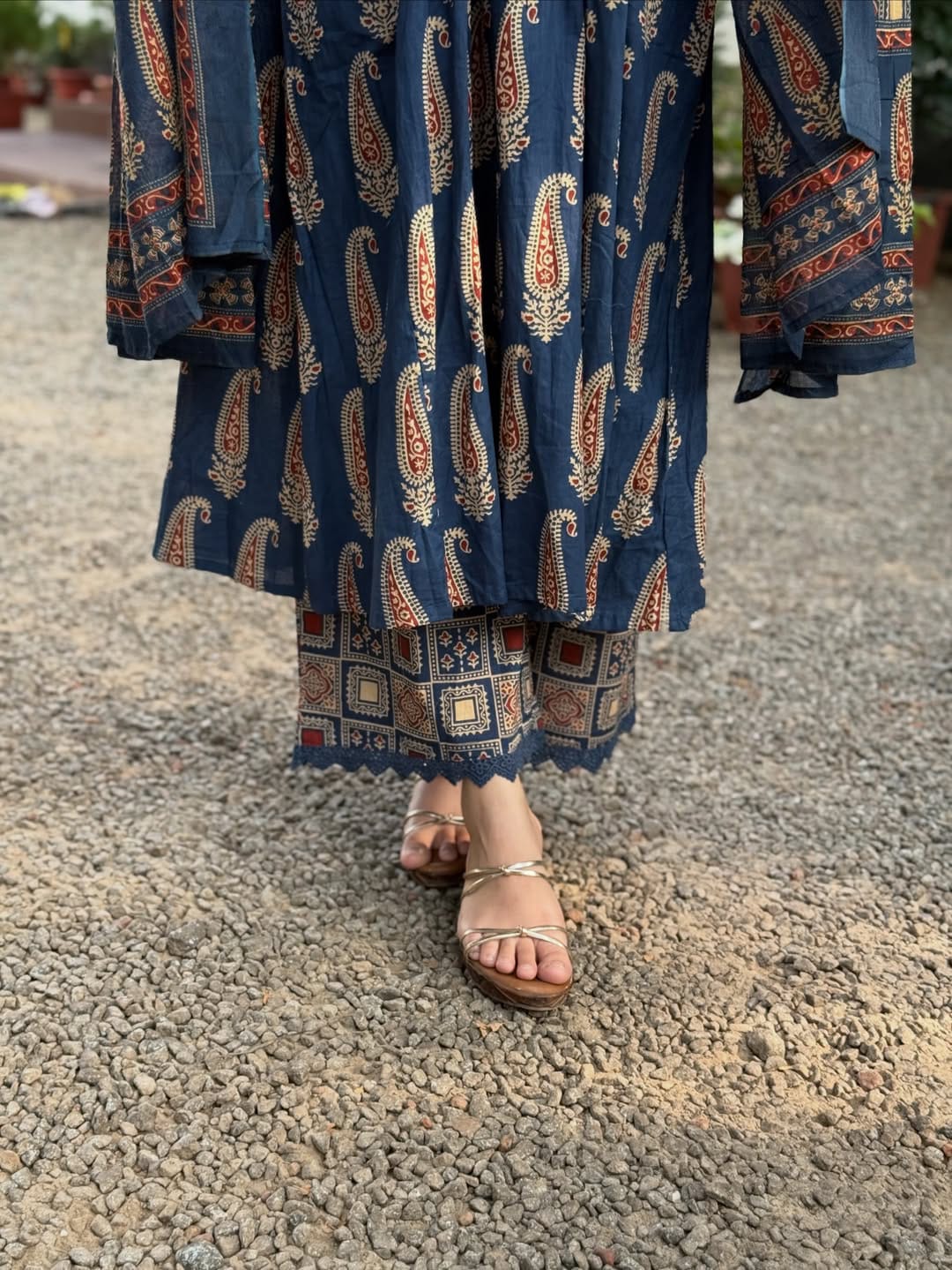 Elegant Printed Kurta Set with Dupatta | Ethnic Co-ord Set for Women