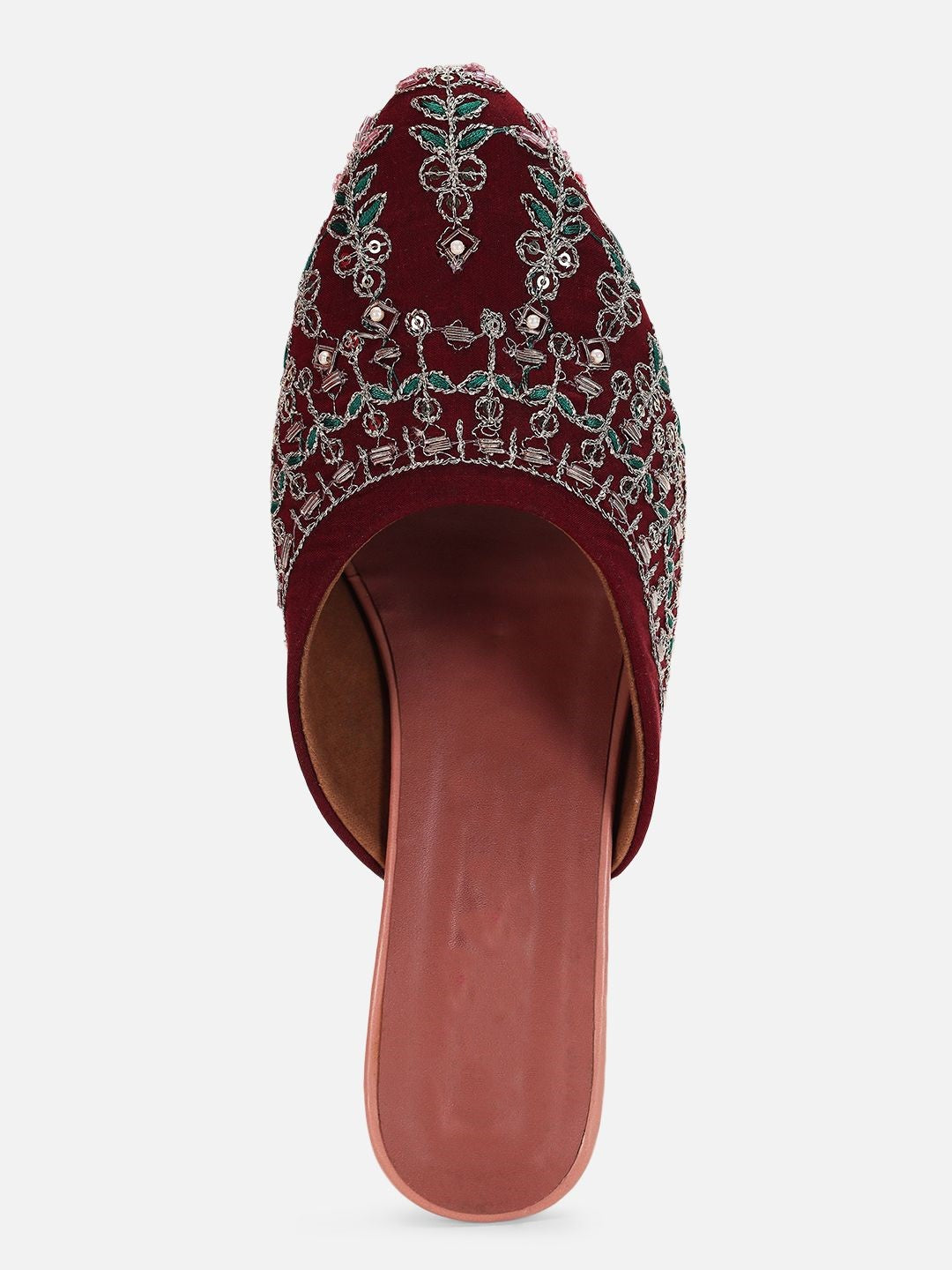 Women's White Embellished Rexine Block Heel Wedge Heels with PVC Sole - Stylish and Comfortable (Copy)