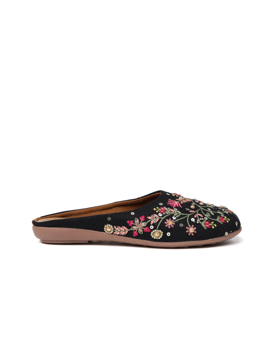 Women Embellished Mules Flats