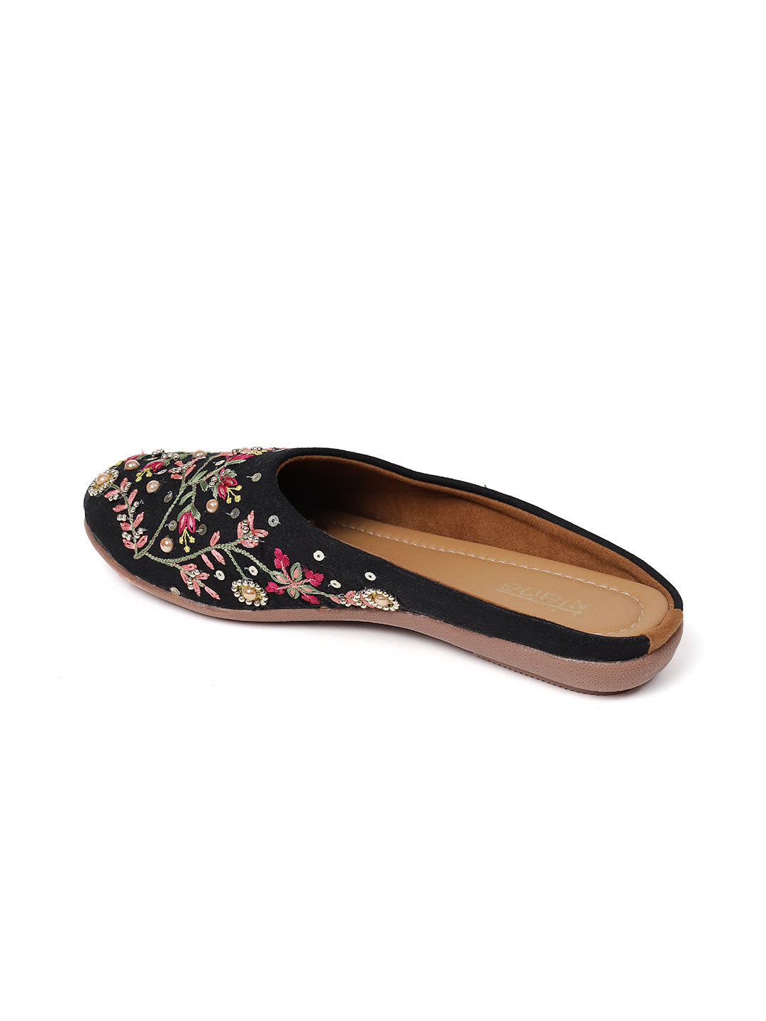 Women Embellished Mules Flats