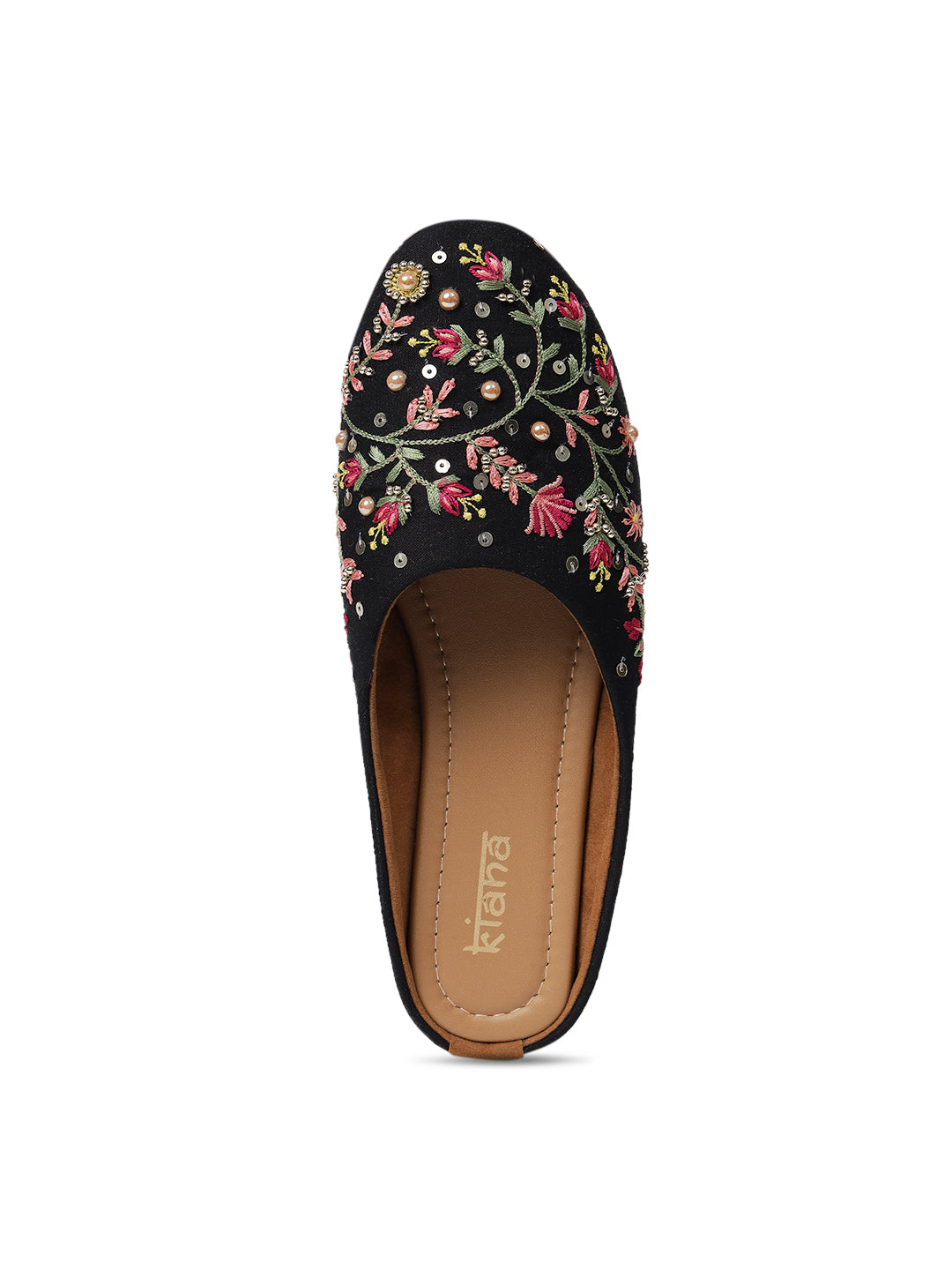 Women Embellished Mules Flats