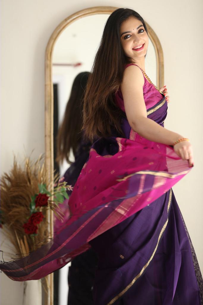 Ethnic Maheshwari Silk saree