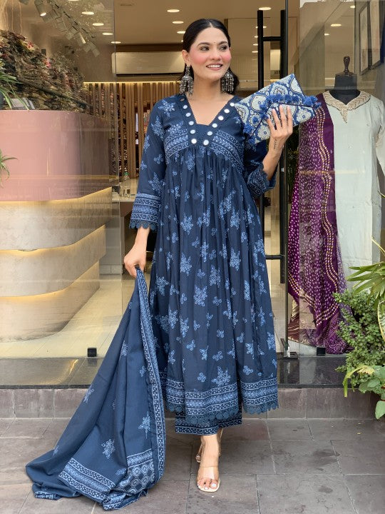 Trendy bluish Dress