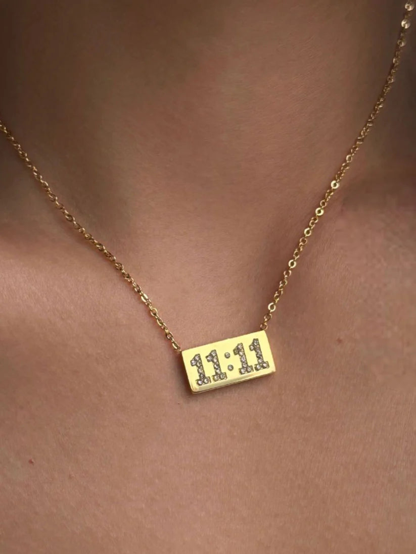 Angel Number 11:11 necklace