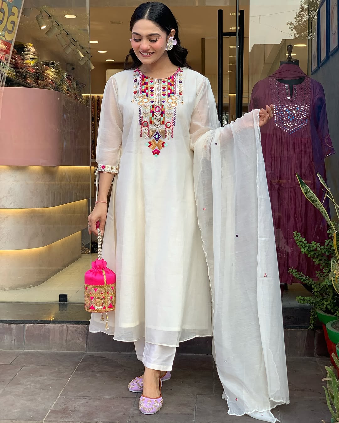 Tassled Embroidered Outfit