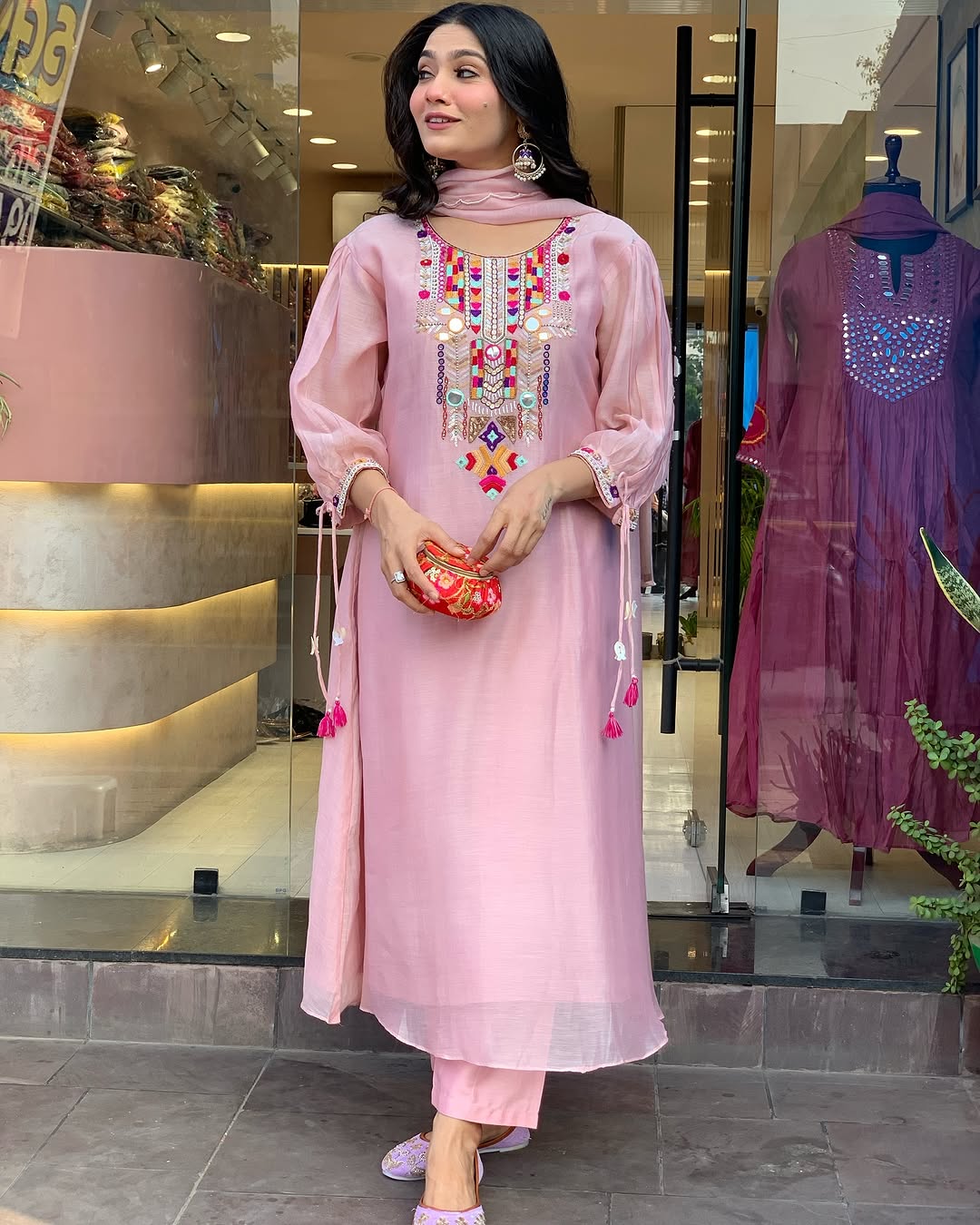 Tassled Embroidered Outfit