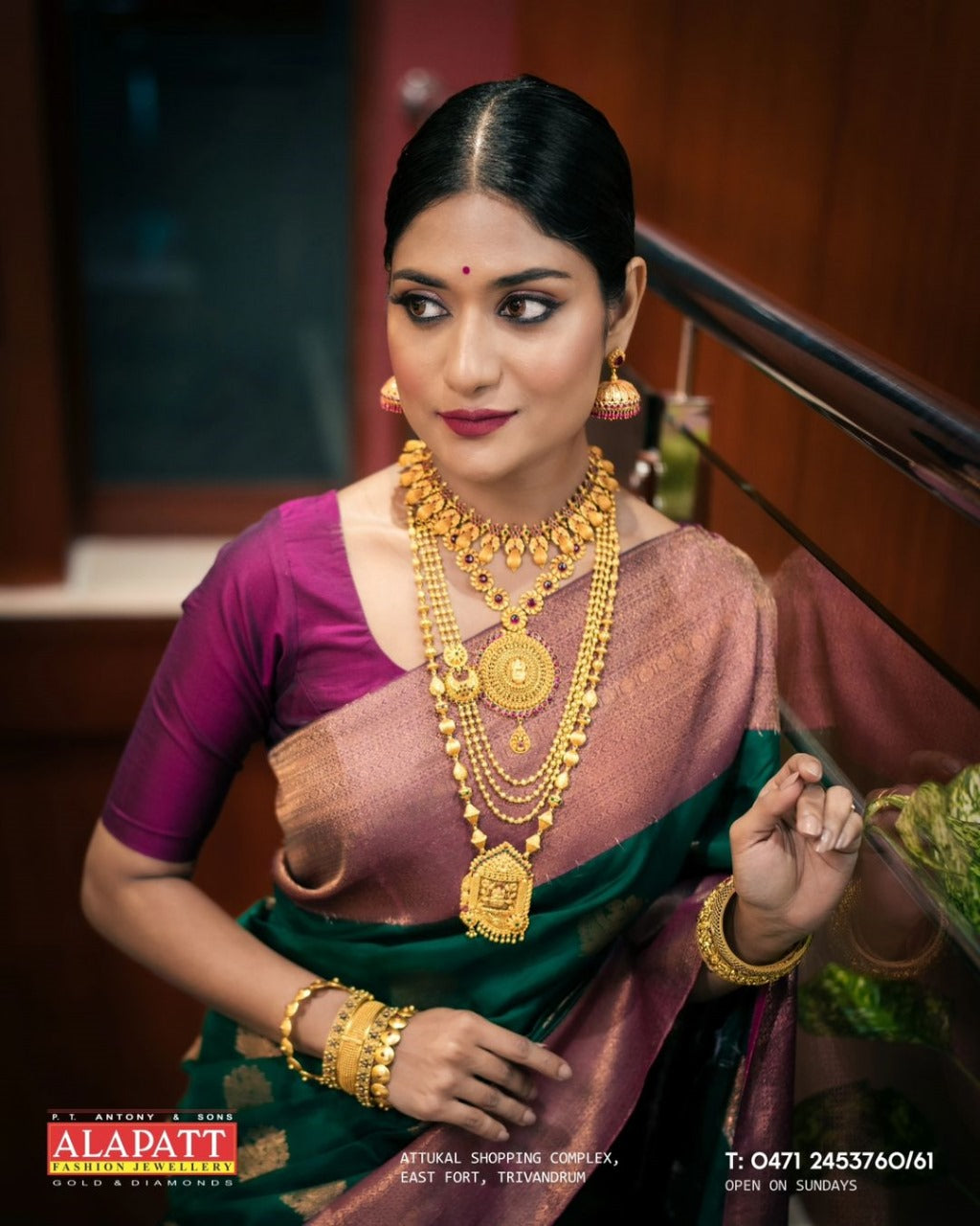 Persian Green Soft Silk Saree With Classic Blouse