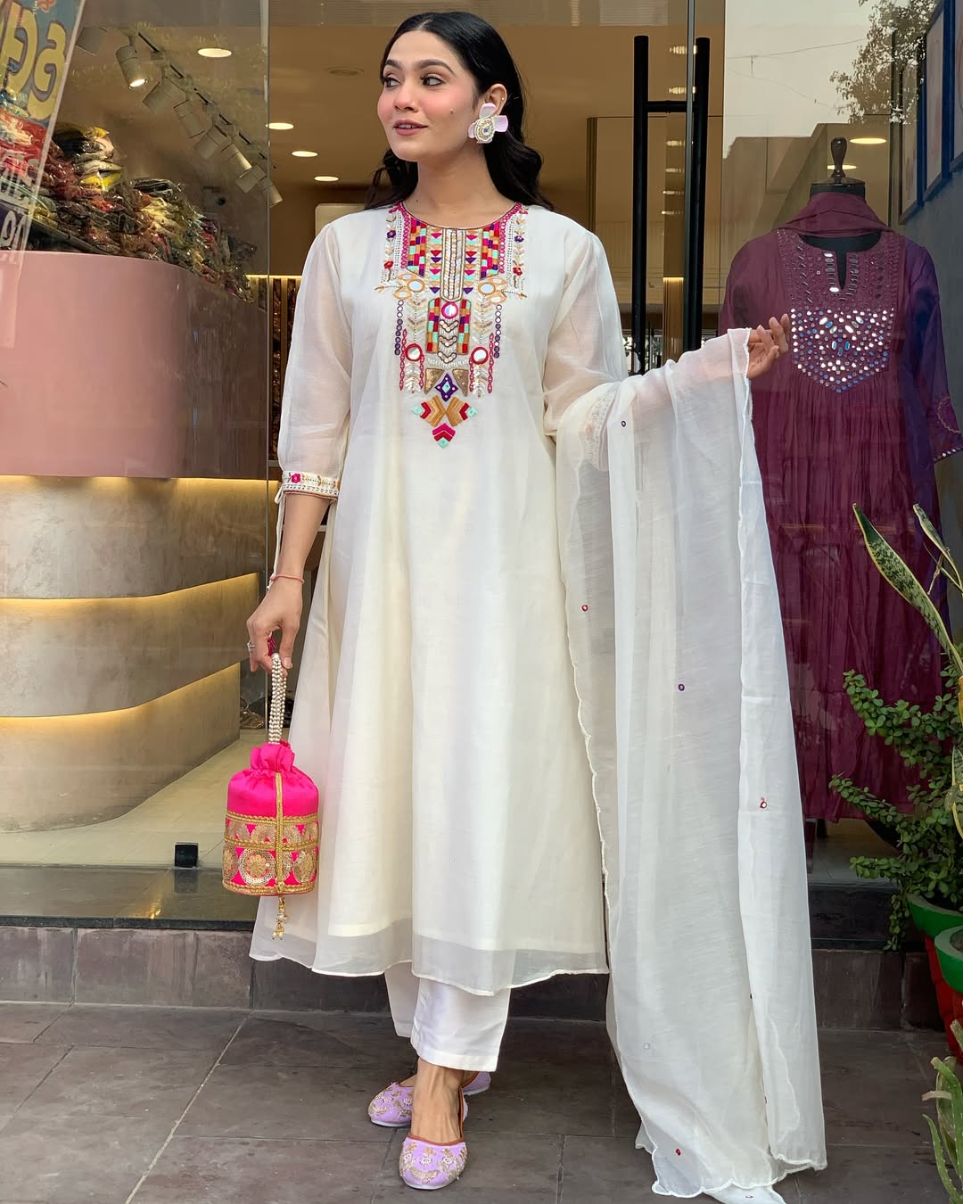 Tassled Embroidered Outfit