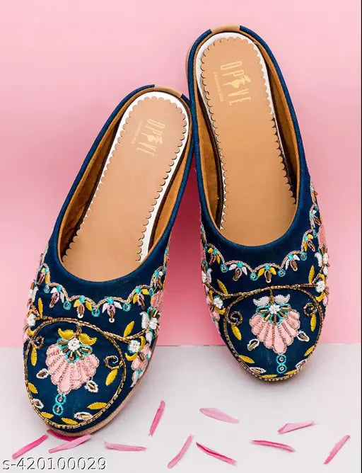 Slip-On Embellished Ballerinas