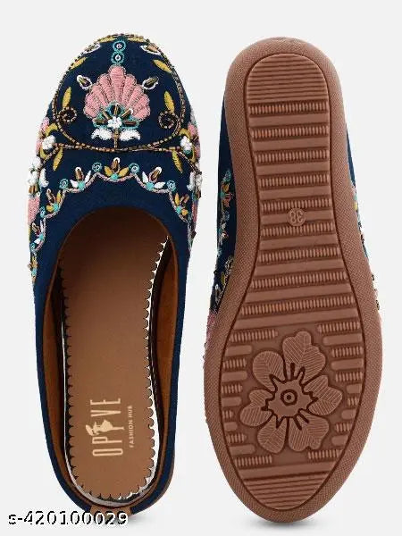 Slip-On Embellished Ballerinas