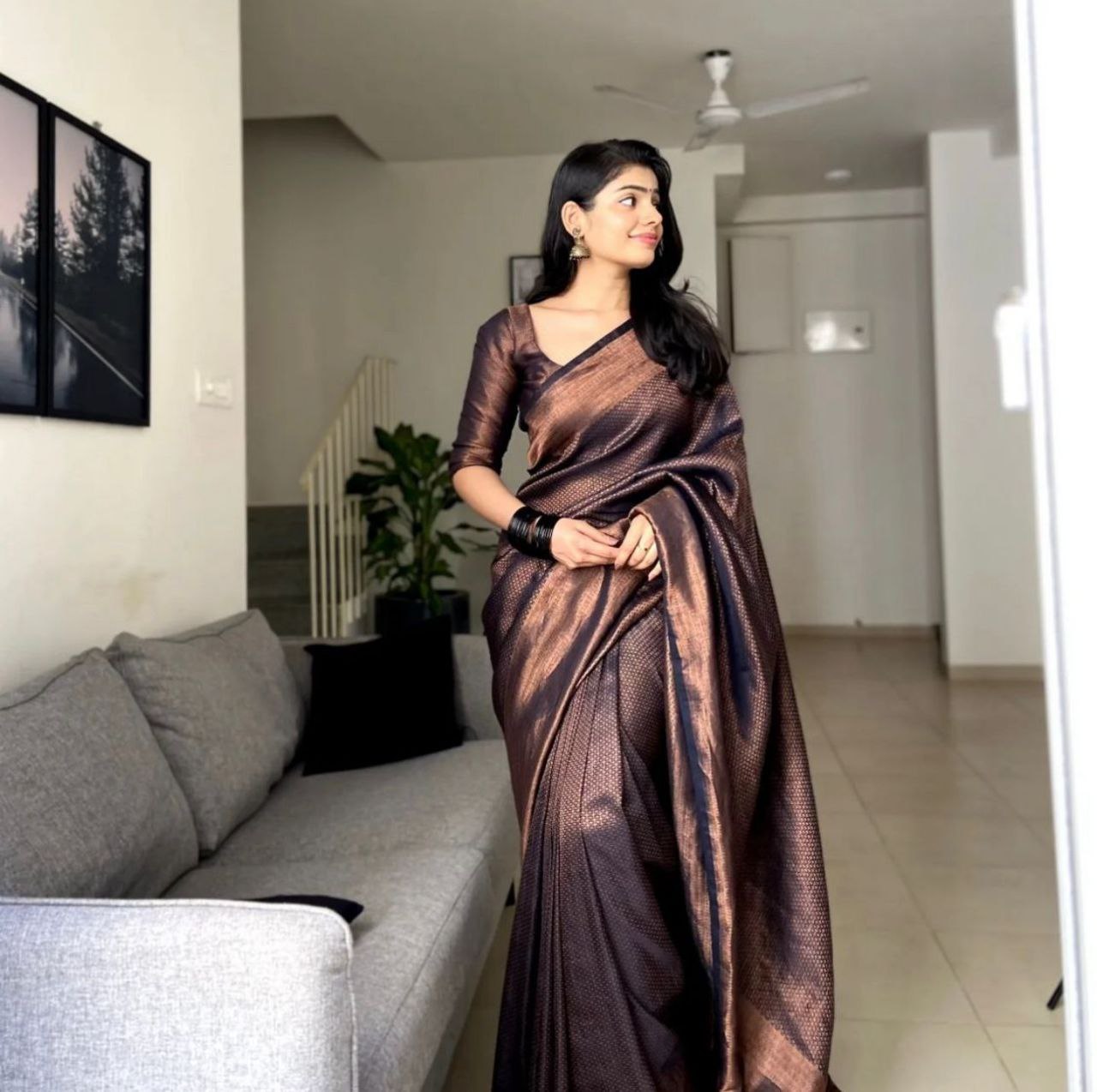 Woven Design Zari Banarasi Saree