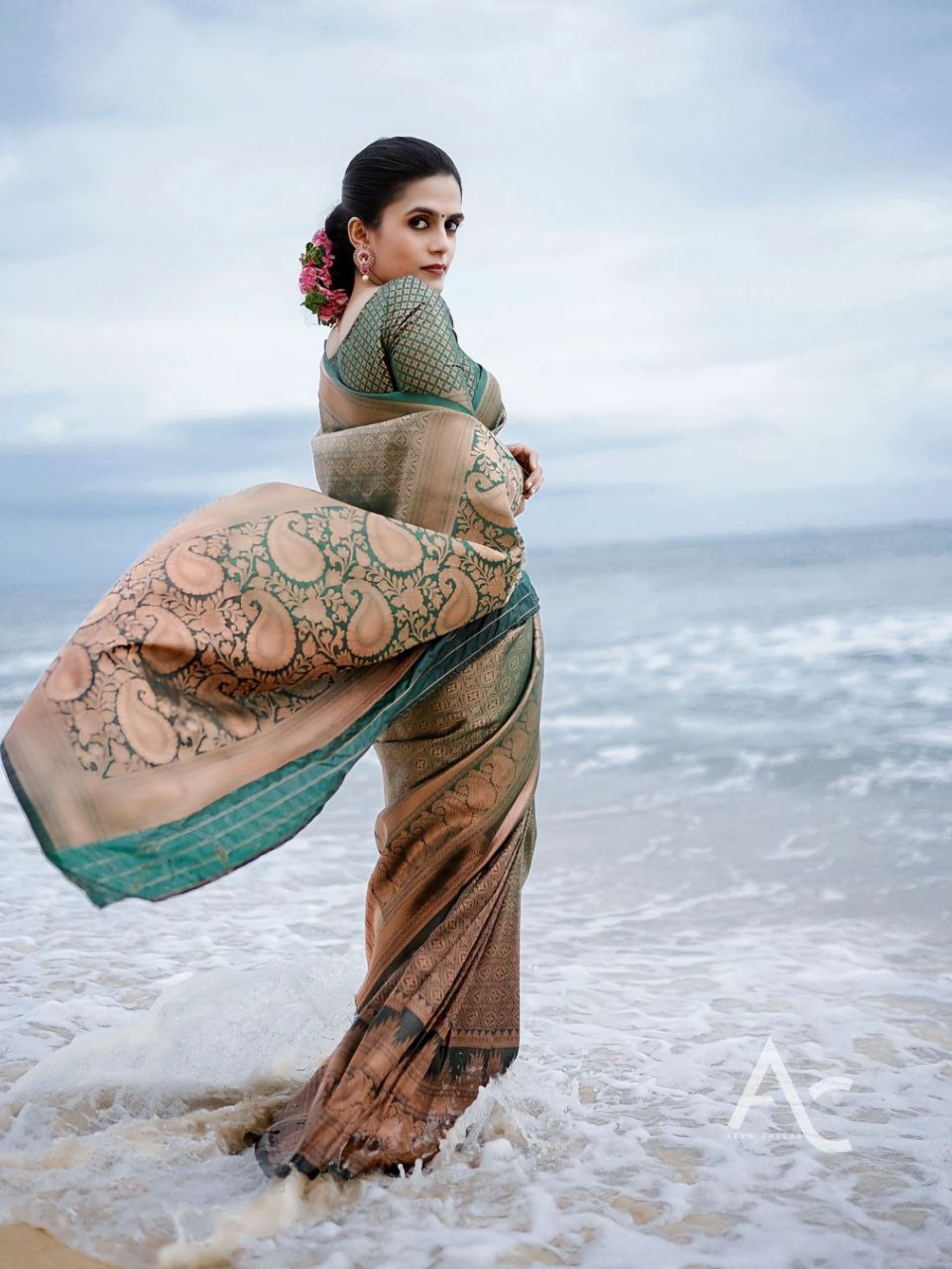 Banarasi Silk Saree with Zari Woven