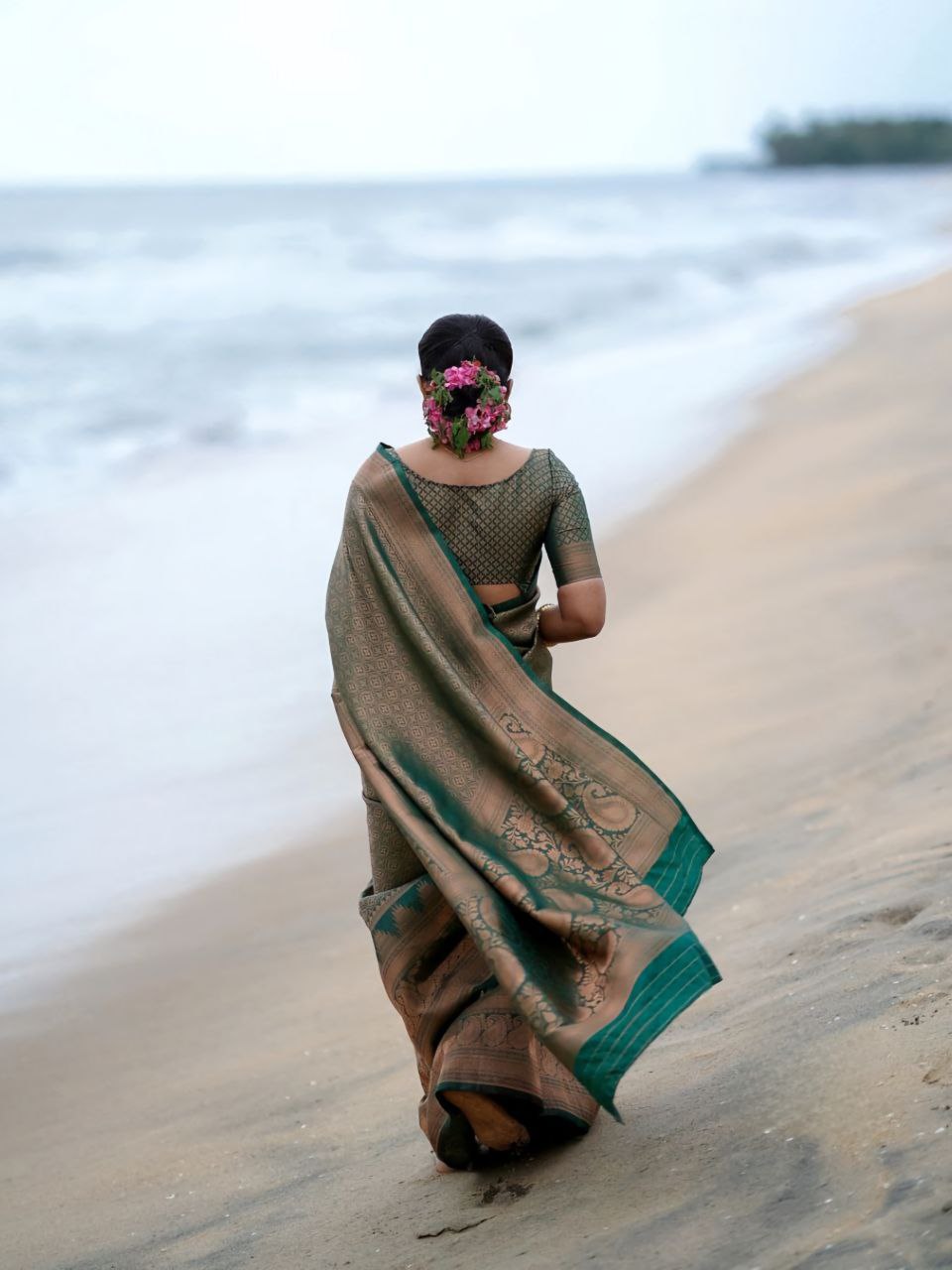 Banarasi Silk Saree with Zari Woven