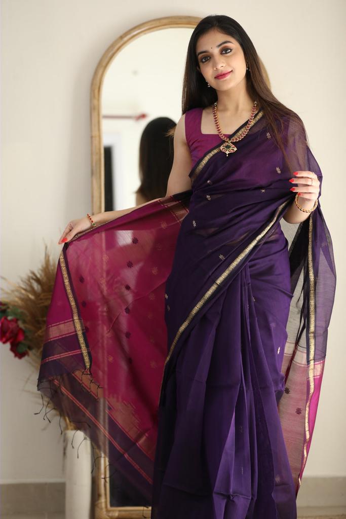 Ethnic Maheshwari Silk saree