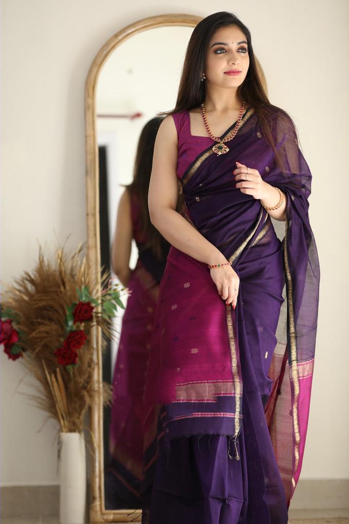 Ethnic Maheshwari Silk saree