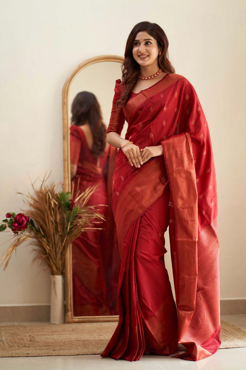 Woven Banarasi Silk Saree