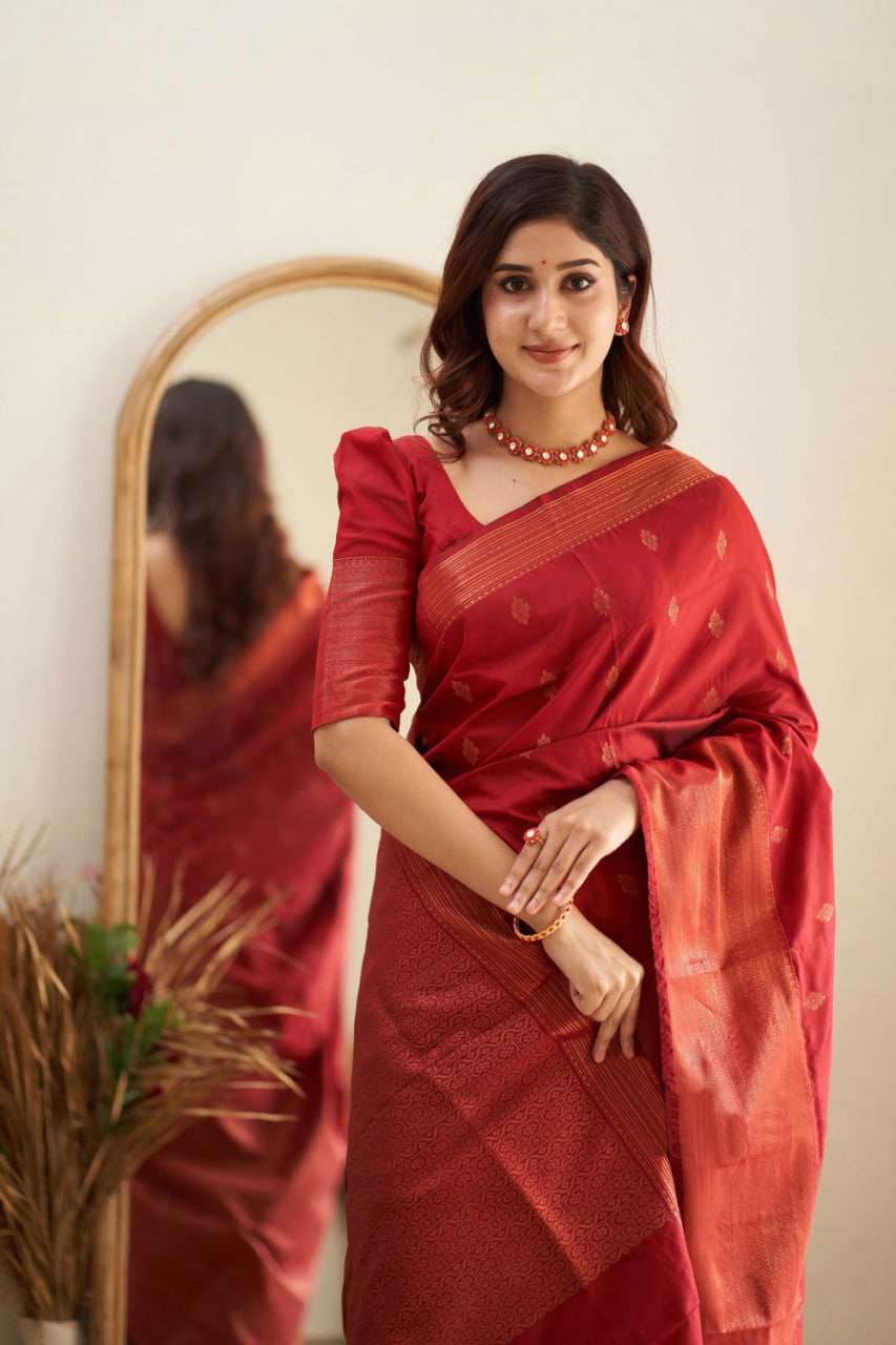 Woven Banarasi Silk Saree