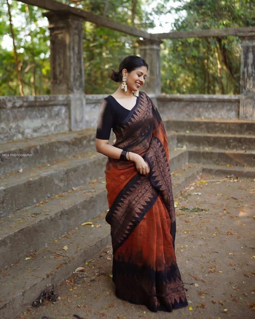 Woven Design Zari Pure Cotton Kanjeevaram Saree